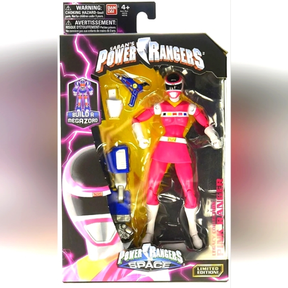 Pink Space Power Ranger Action Figure 🔥 MMPR Legacy Collection Limited Edition